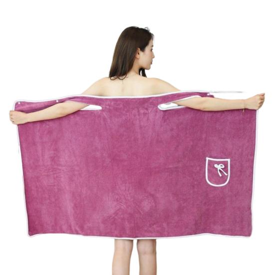 Женское носимое банное полотенце с регулируемыми лямками, мягкое, впитывающее воду, для спа на открытом воздухе