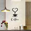 Wall  Sticker Coffee Cup Pattern Pvc Kitchen Oil-proof Anti-fouling Home Decoration Sticker
