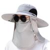 Широкополая рыбацкая шляпа для отдыха, закрывающая лицо, альпинистская шляпа, новая солнцезащитная шляпа, для улицы
