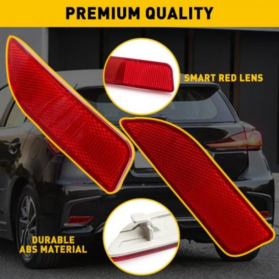 Задний бампер Лампа Отражатель Свет Для Toyota Corolla 2011 2012 2013 Левый Правый EV