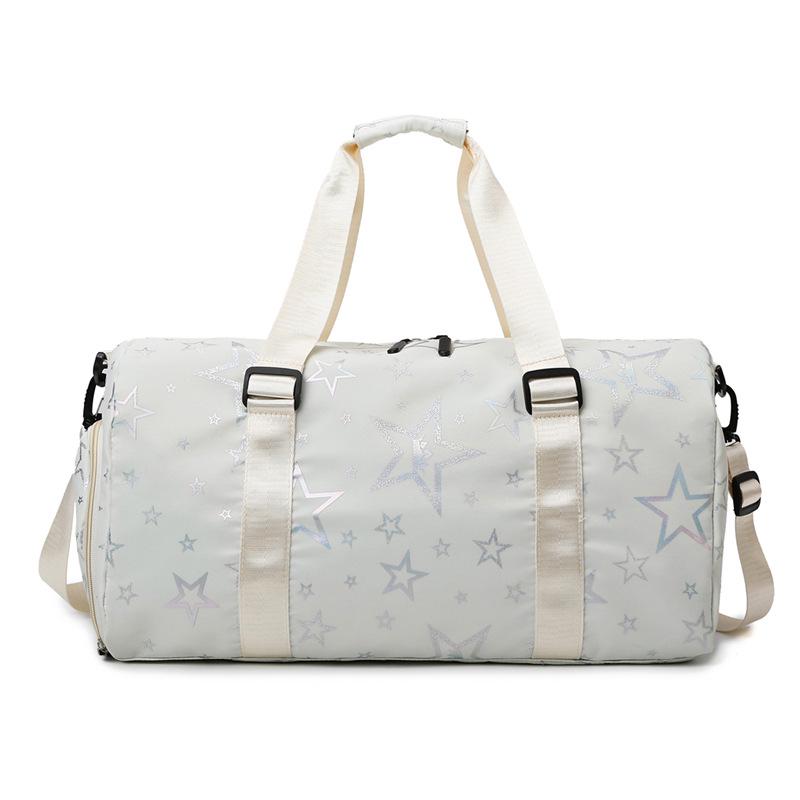 Вместительная дорожная сумка с отделением для обуви и отделением для влажного/сухого белья, удобная для переноски в руке, для спорта и отдыха.