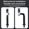 1Set Bathroom Kitchen Sink Drain Pipe Kit Flexible Expandable Anti-Odor Sink Drain Pipe Accessories