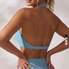 Sports Yoga Bra for Women Halter Neck with Stylish Back Design Sexy Gym Bra for Running Fitness Sports Bras
