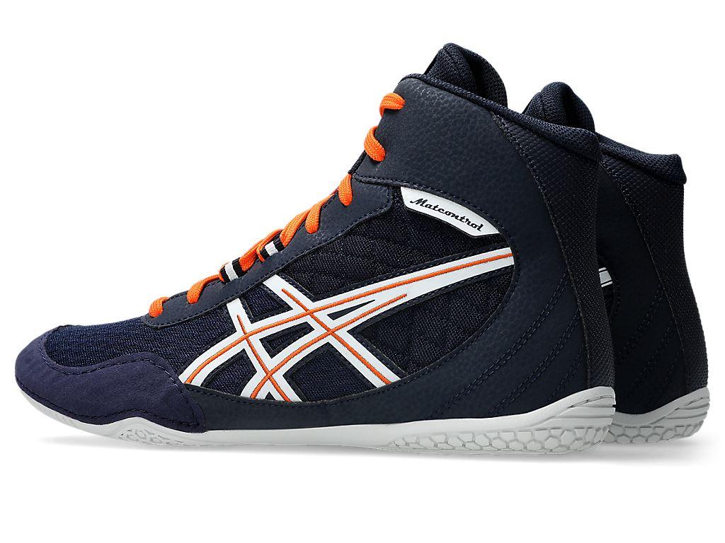 Мужские кроссовки ASICS MATCONTROL 4 Тренировочная обувь Унисекс Высокие Темно-синий/Белый