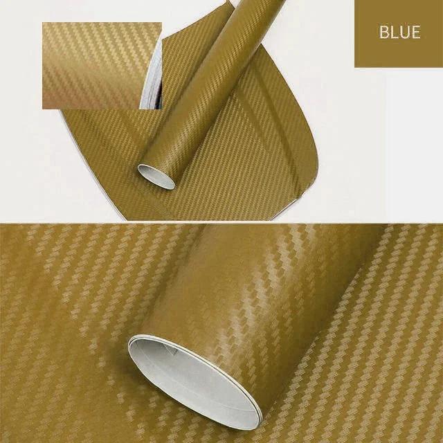 3D наклейки из углеродного волокна для автомобиля, многоцветная рулонная пленка, виниловая пленка для интерьера, автостайлинг, наклейка, декор, наклейка на кожу ноутбука мотоцикла