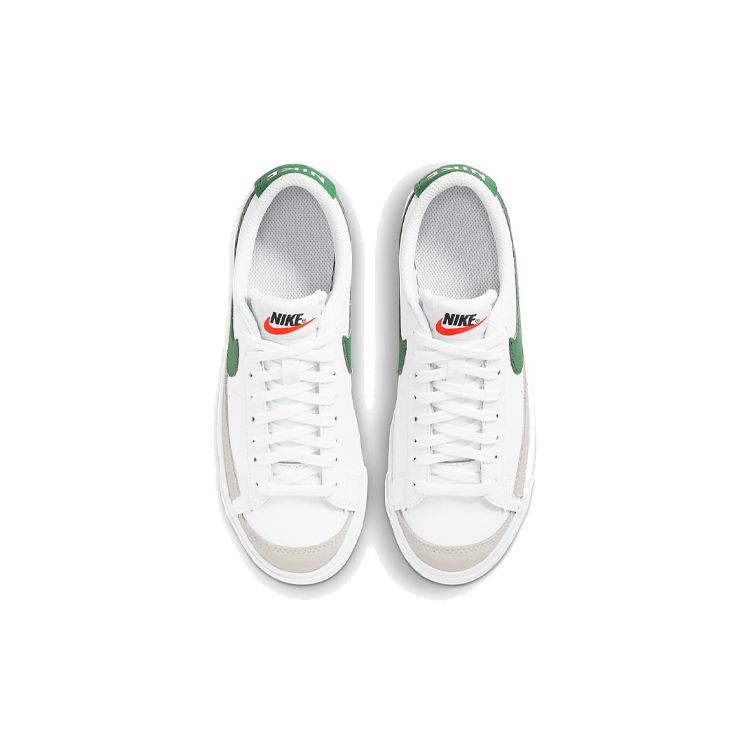 Nike Blazer Low 77 GS White Pine Green Детские кроссовки Черные DA4074-115