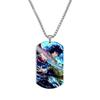 Tanjiro Nezuko Inosuke Zuhira Stainless Steel Color Printed Necklace Collection Holiday Gifts
