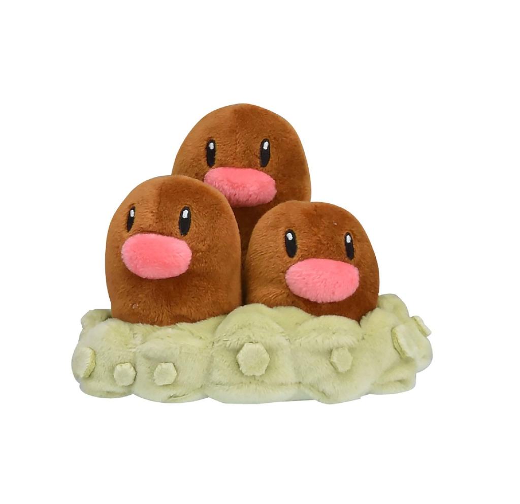 Центр Оригинальный Плюш подходит Dugtrio 9 x x 11 см x Ш x Покемон Игрушка Покемон 11.5 (HD)