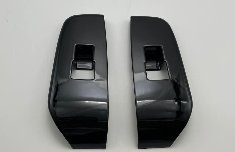 TANGDUTUTU ABS Resin Power Window Switch Covers for Nissan Note E13 2020 and Later Piano Black 4-Piece (December Models) - (NOTE-BLSJB)