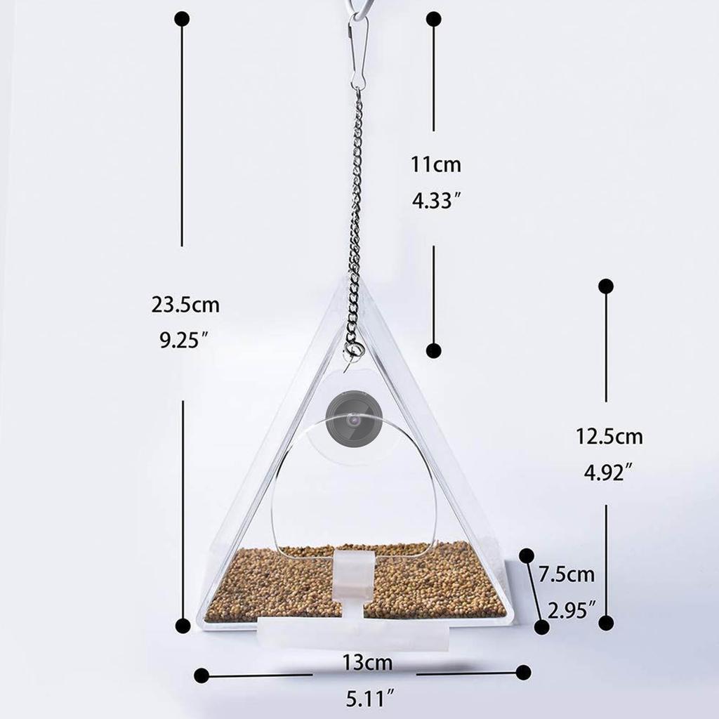 Кормушка для птиц с камерой, камера версии HD 1080P, точка доступа Wi-Fi для удаленного подключения
