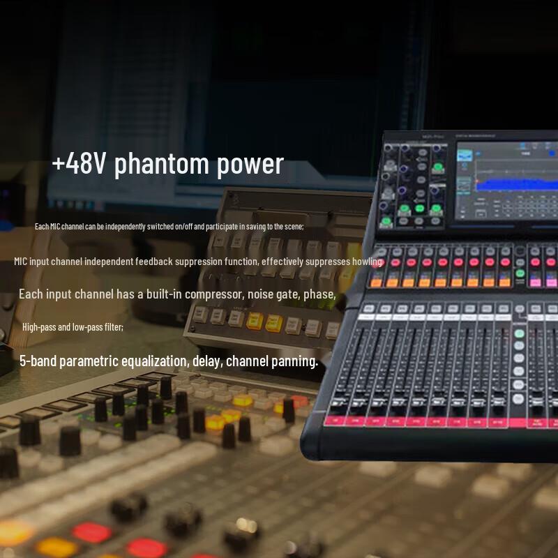 Runpu 20-Channel Professional Digital Mixing Console (CN version)