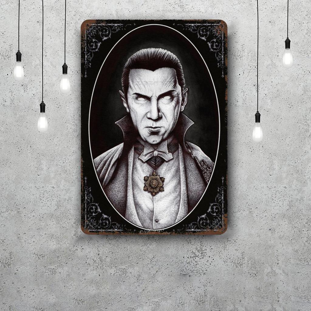 bela lugosi dracula actor Tin Sign Home Decor Wall Decor Art Wall Mural Room Decoration Decor Retro Metal Sign Plate Bar Posters