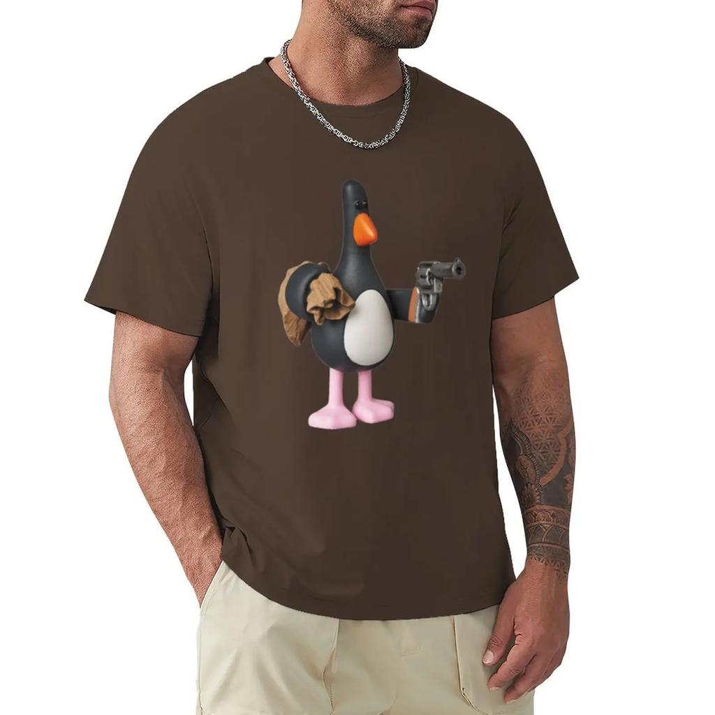 Feathers McGraw TShirt TShirt boys whites Aesthetic clothing mens workout shirts