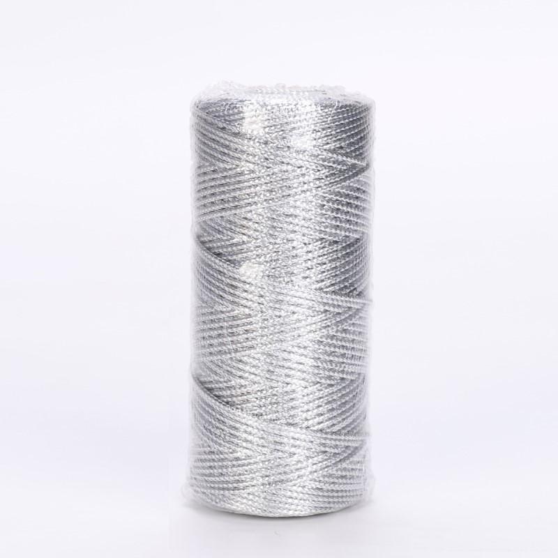 1/2/3/5/10 шт. 100 м * 1,5 мм золотая и серебряная проволока, подвесная бирка, линия для упаковки подарков, упаковка для выпечки, сумка для завязывания веревки