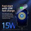 Super Capacitor Charge Car Mount 15w Fast Wireless Charger For Huawei P40 Pro Mate40 Three-axis Linkage Smart Charge Holder