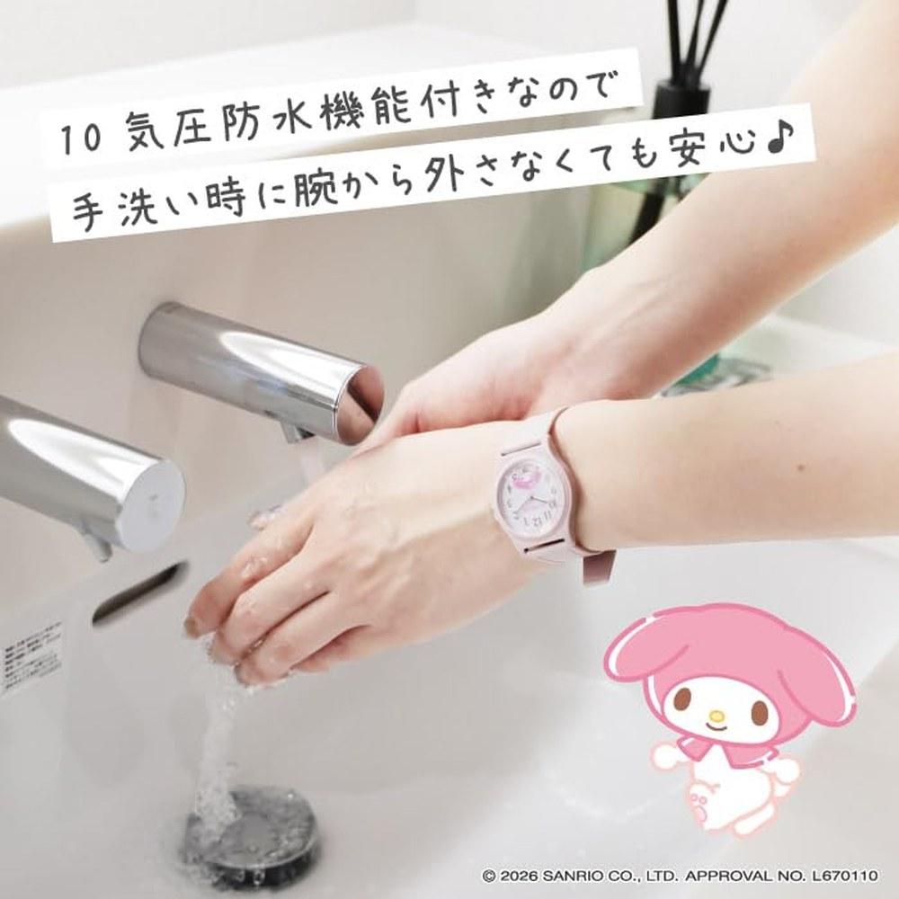 J-AXIS Sanrio Персонажи Водонепроницаемый Пластиковый Корпус Часы Пыльный Цвет Повседневные CR2D0010 Женские