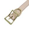 Pet collar leather cowhide vegetable tanned leather dog neck ring collar pure handmade ironing leash set