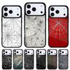Маска для головы Паутина Чехол для телефона для iPhone 17 Air 16e 15 14 13 Pro Max Задняя крышка для 12 11 Pro Coque