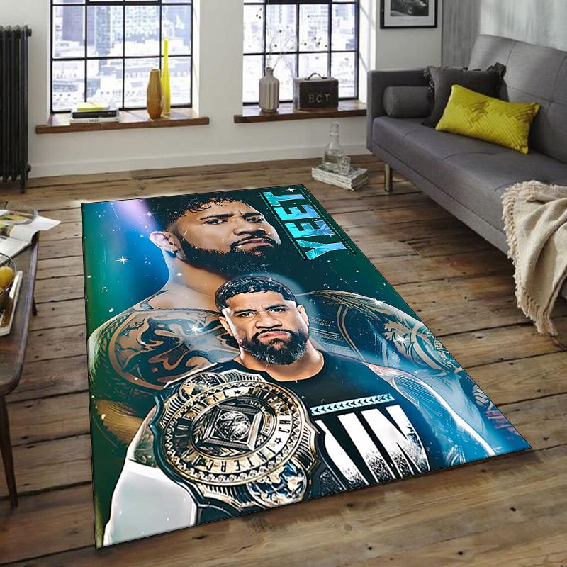 1pc JEY USO YEET2 Design Area Rug - Non-Slip, Soft & Cozy Floor Mat for Living Room, Bedroom, Office - Indoor/Outdoor Decorative Carpet