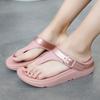 Comemore Flip Flops 2025 Summer New Platform Sandals Women Soft Sole Slippers Outdoor Indoor Beach Bathroom Sandal