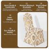 Removable Chair Covers Flower Print Elastic Chair Cover Decor Creative Decorative Slipcovers  Hotel