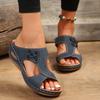 Summer New Women Wedges Sandals Casual Open Toe Beach Shoes Fashion Hollow Out Slippers Comfortable Sandals Chaussure Femme
