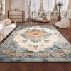 Retro Persian American Carpet Large Area Living Room Decoration Home Ethnic Style Bedroom Rug Cloakroom Lounge Soft Mat Washable
