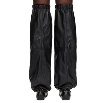 Мода 2025 Женские Ретро Сапоги-Трубы с Острым Носком Увеличение Высоты на 3 см Низкий Каблук Модные Зимние Сапоги Ботфорты Черные Размер 35-43