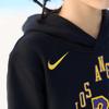 Nike X NBA Hoodie Los Angeles Lakers James 23 City Edition Casual Comfortable Kids Hoodies Black Purple 3Z2B7HDL5-LAK23