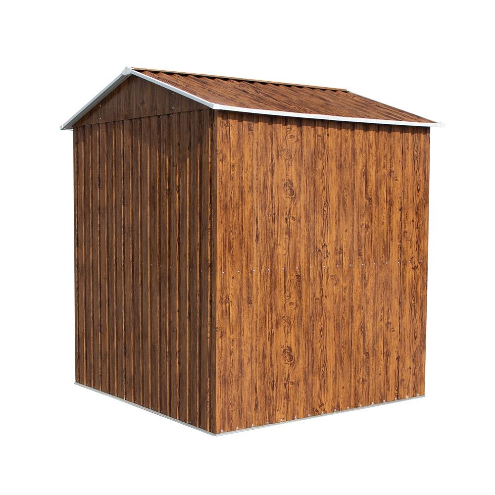 Strong Reinforced Roof Galvanized Steel Metal Shed Outdoor Metal Garden Shed with for Tool Storage