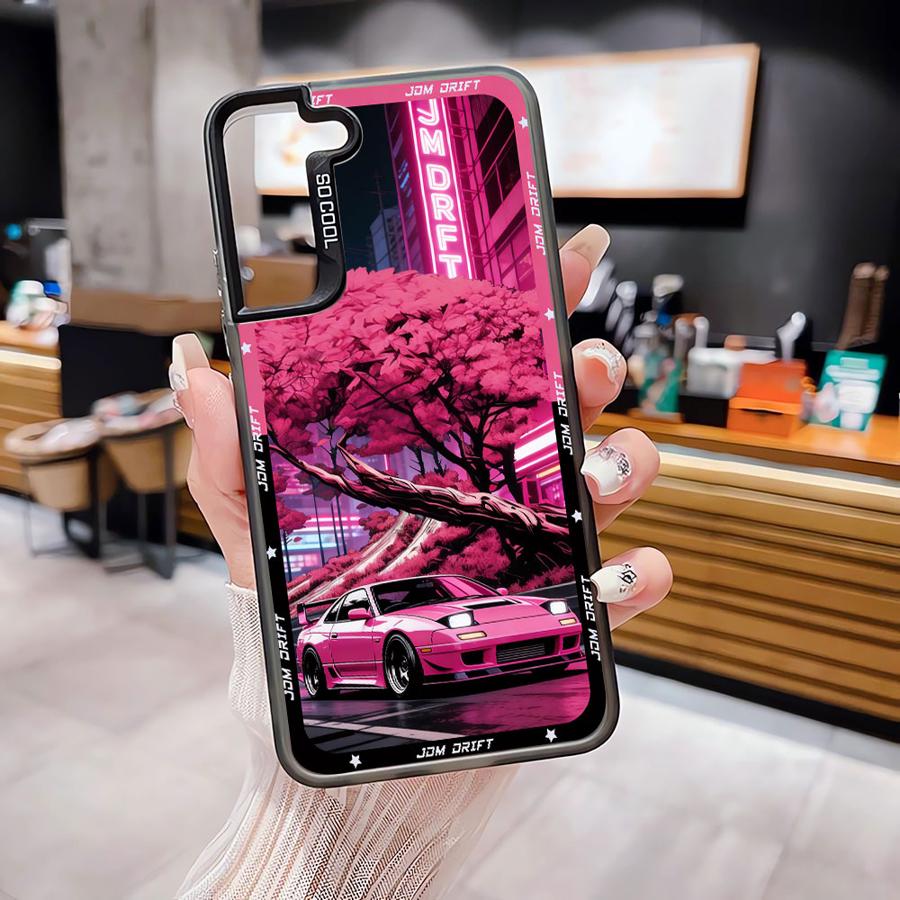 Чехол для Samsung Galaxy S26 Note 20 Ultra S25 S25Edge S21 S20 FE S22 Ultra S23 S24 FE Чехол для телефона JDM Спортивный автомобиль