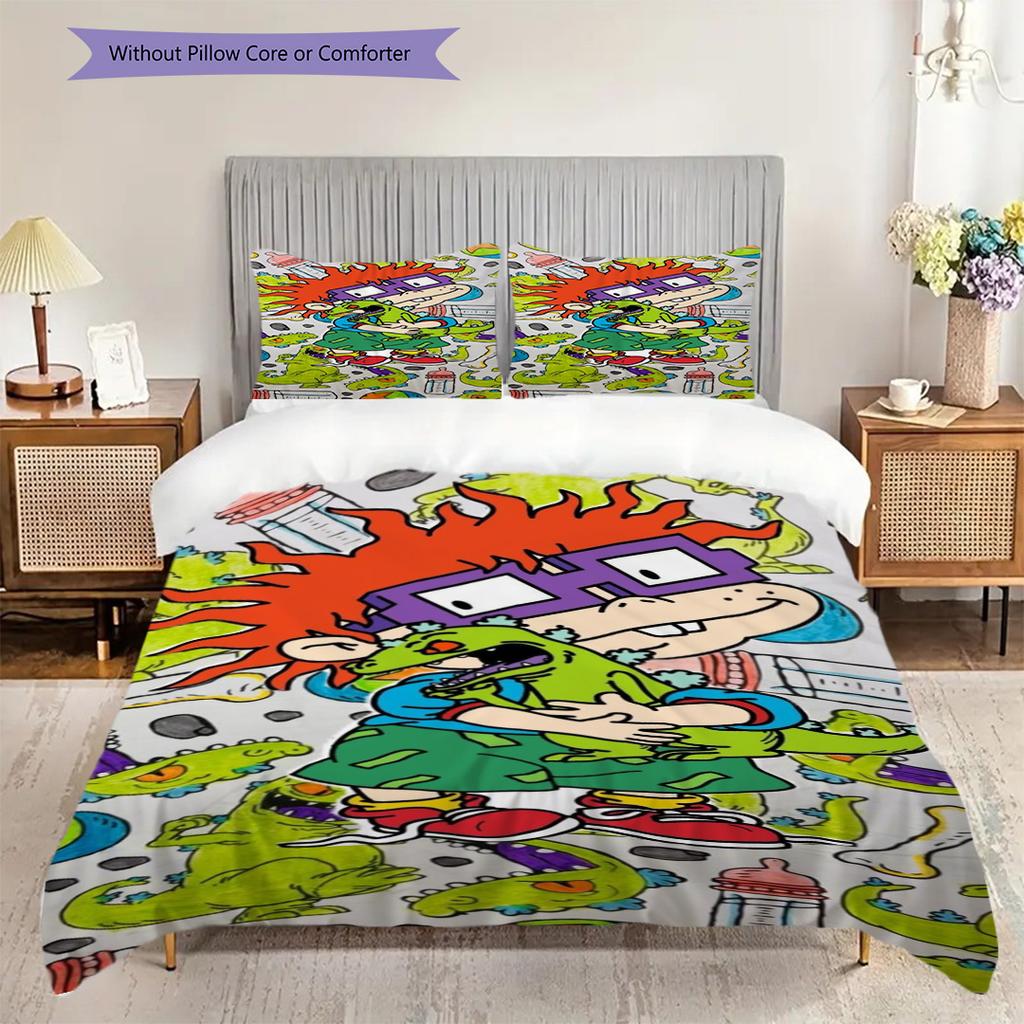 Rugrats Ultimate Adventure Threepiece Set 1 Duvet Cover 2 Pillowcase Without Core Duvet Cover And Pillowcase Bedding Set