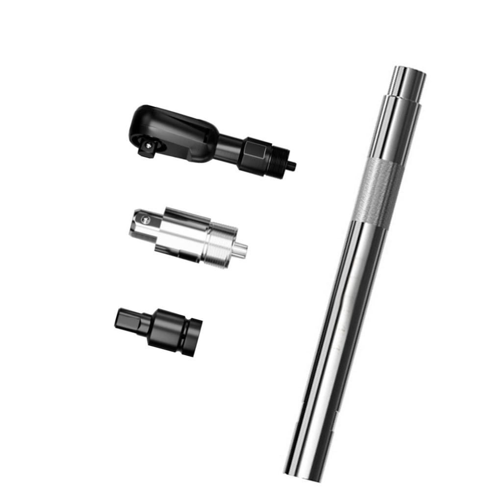 Набор из 3 удлинителей ударного гайковерта со смещением, из легированной стали, автоматический трещоточный удлинитель для труднодоступных мест