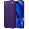 Protective Case - BOOLING - for iPhone 17 Pro - Soft Slim Anti-Scratch Silicone Dark Purple