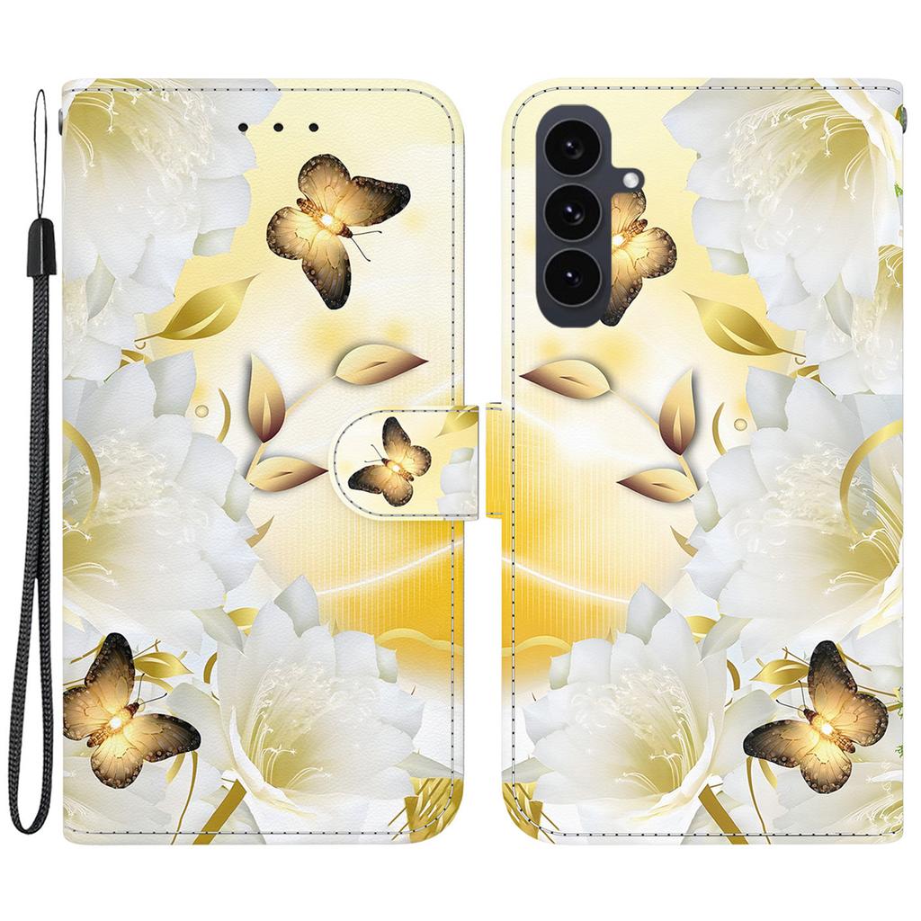 Для Samsung Galaxy S25 FE Кошелек Чехол для телефона Противоударный Печать узоров Кожаный Чехол-книжка с ремешком