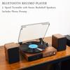 Ретро проигрыватель виниловых пластинок с Bluetooth-динамиком - Классический поворотный стол Граммофон