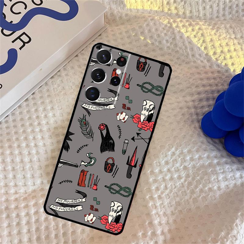 Чехол для телефона "Шестерка воронов" для Samsung Galaxy S25 Ultra S9 S10 S20 S22 S21 S23 FE S24 Plus Защитная крышка