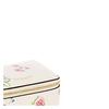 COACH Cosmetic bag Jewelry Box Pill Box 9 Small Wildflower Print Portable Pill Box Multi-Purpose Storage Box Coated Canvas and Leather Mini White