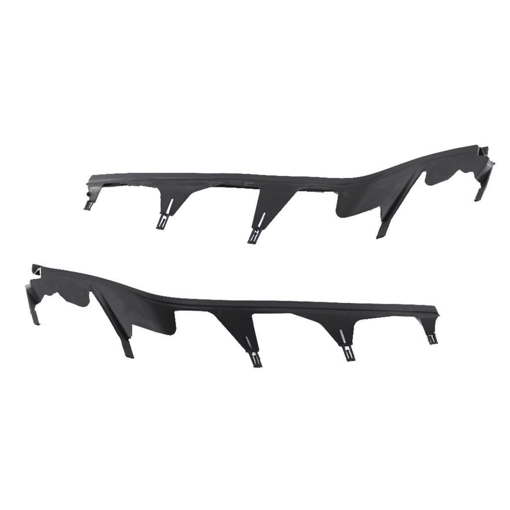 Левая и правая пара сменных накладок на верхнюю фару для BMW 3 серии E46 98-01(4 двери)