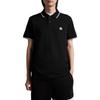 Moncler Embroidered Printed Pullover Short Sleeve Polo Shirt Men Polo Shirts Black J10918A0002584556999