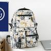 Graffiti Schoolbags for Men and Women Junior High School Students New Large Capacity High School Students College Students Backpack Men's Backpack