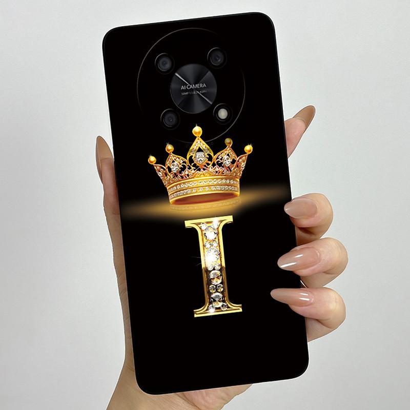 Для Huawei Nova Y90 (CTR-LX2) / Nova Y91 (STG-LX1) Модный Чехол для Телефона с Инициалами для Пары, Мягкий Силиконовый TPU Защитный Чехол