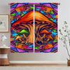 Abstract Mushroom Pattern Christmas Curtains for Living Room Ready Curtains Cheap Things With Free Shipping for Home Blind Curls