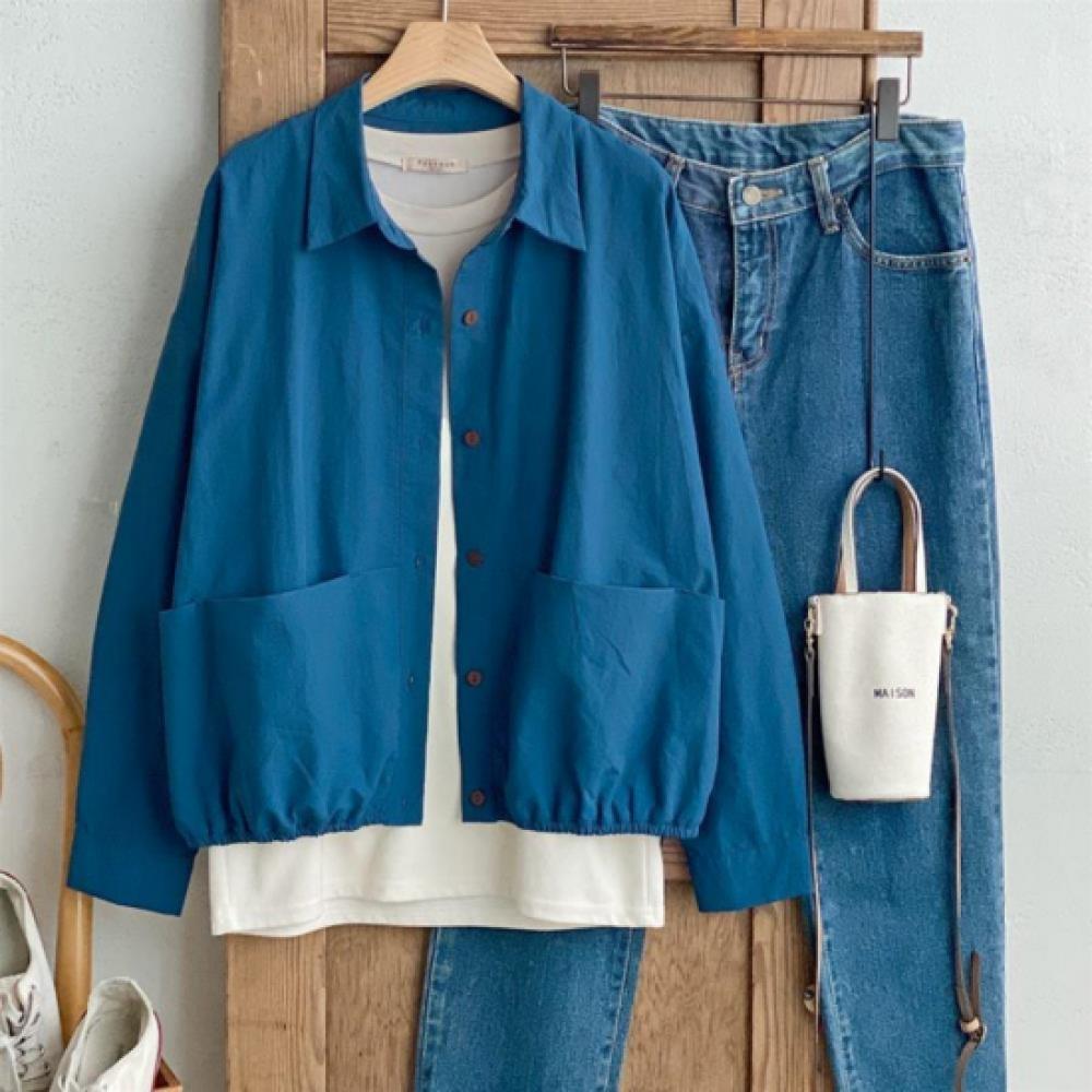 New ArrivalS Open Run Women S Nylon Pocket Pintuck Shirring Anorak Long Sleeve
