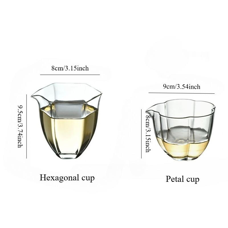 Japanese High Borosilicate Glass Cup, Tea Accessories Heat-resistant Tea Pitchers, Gongdaobei Chahai Kungfu