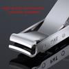 Ultra-Thin Nail Clipper Stainless Steel Foldable Nail Cutter With Nail File