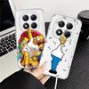 Чехол для Xiaomi Redmi Note 14 Pro Plus 12 A4 Note 13 11S 10S 14C 13C 11 12S 9 10 Мягкая крышка для телефона The S-simpsons