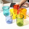Colorful Glass Coffee Glass Cup Handmade Bubble Glass Wine Milk Juice Glass Water Cup