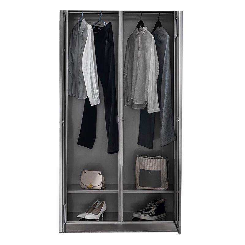 Hongda Kaisheng Stainless Steel 2-Door Locker with Password Lock