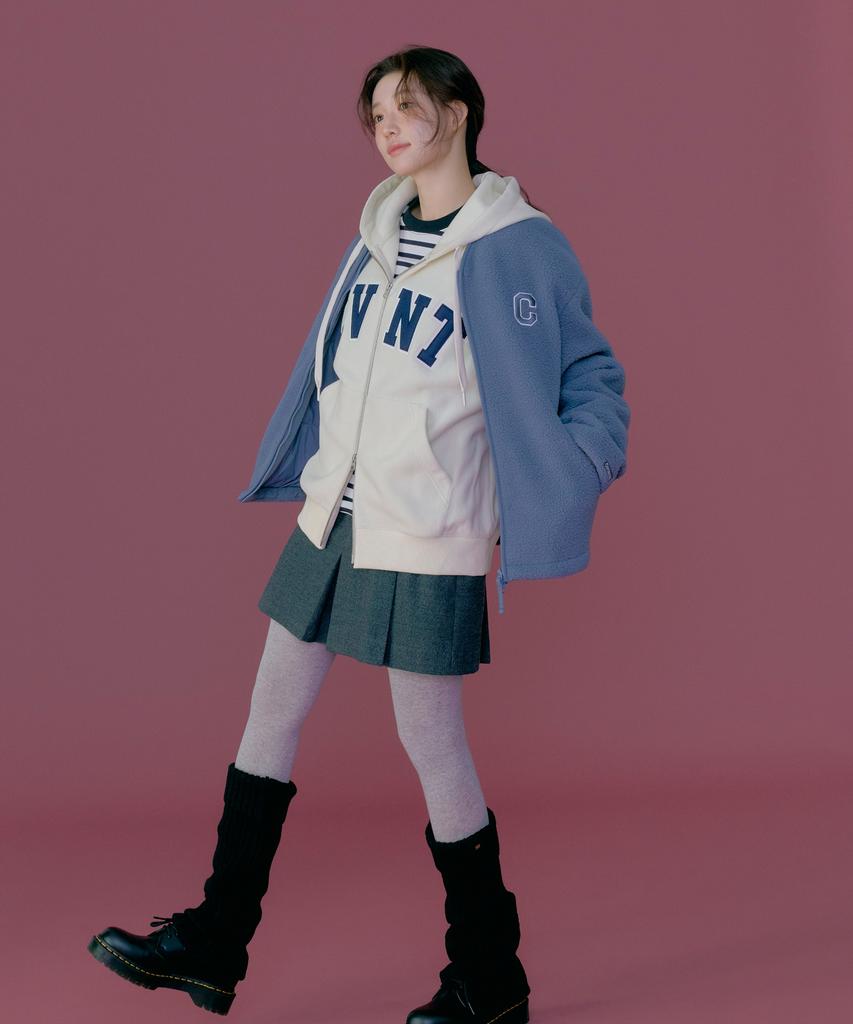 Covernat Warm-On Cvnt Fleece Zip-Up Dark Navy